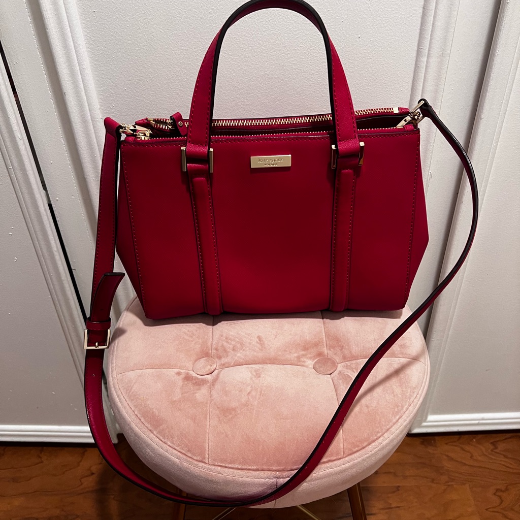 Kate Spade - Newbury Lane Loden Satchel Balletslip Wkru2462 - Red